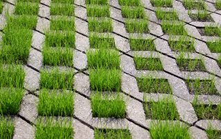 Paver Stone Grid Driveways