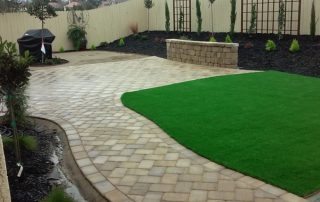Custom Paver Stone Backyard in Roseville