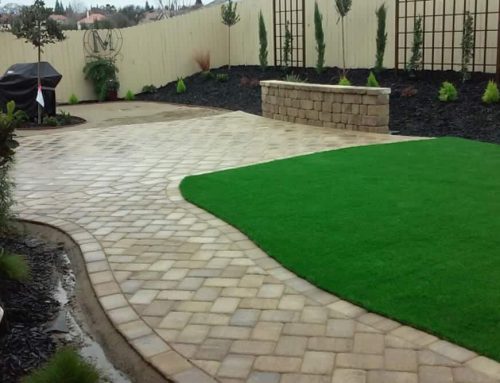 Custom Paver Stone Backyard Roseville