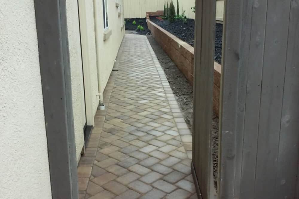 Custom Paver Stone Backyard in Roseville
