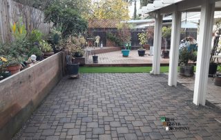Custom Paver Stone Backyard Reimagined for These Rosemont, California Homeowners