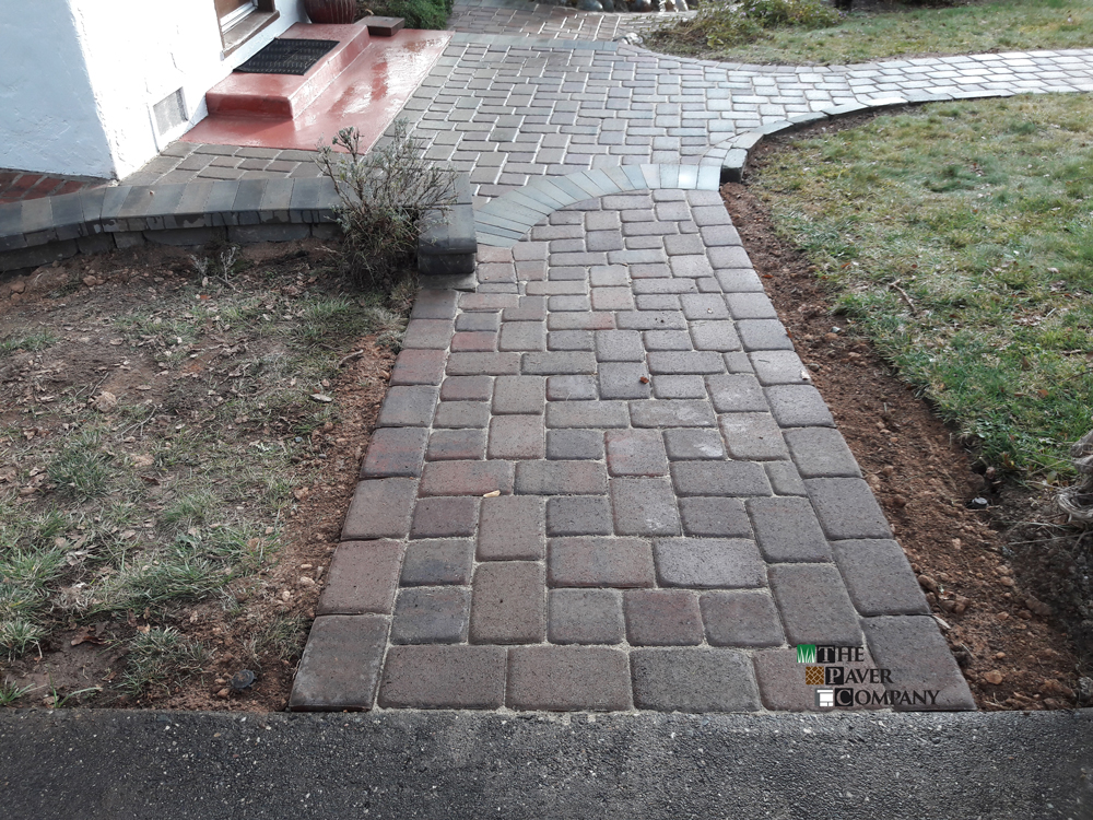 Custom Belgard Cambridge Paver Stone Entry and Walkway in Placerville