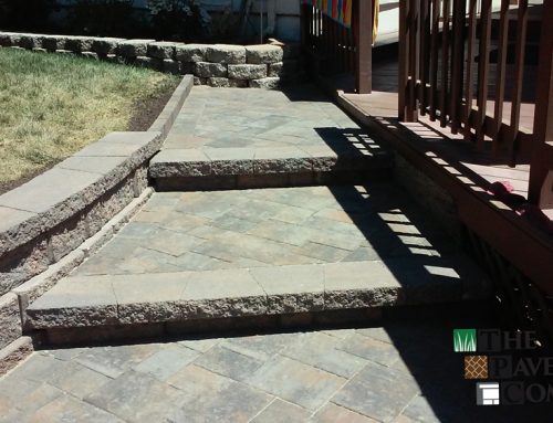 Custom Paver Stone Backyard, Patio, and Steps in Fair Oaks