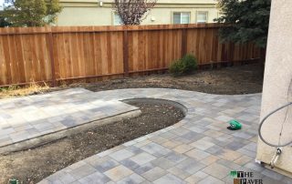 Custom Paver Stone Backyard and Walkway In Fairfield